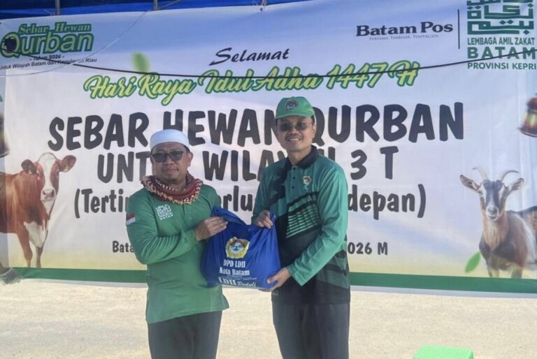 Tembus Wilayah 3T, LDII Batam Gandeng LAZ BATAM Distribusikan Daging Kurban ke Pulau Terluar