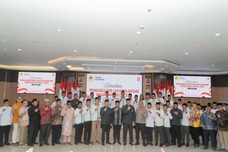 Diisi Darah Muda, Pengurus DPD LDII Kota Batam Masa Bakti 2026-2031 Resmi Dilantik